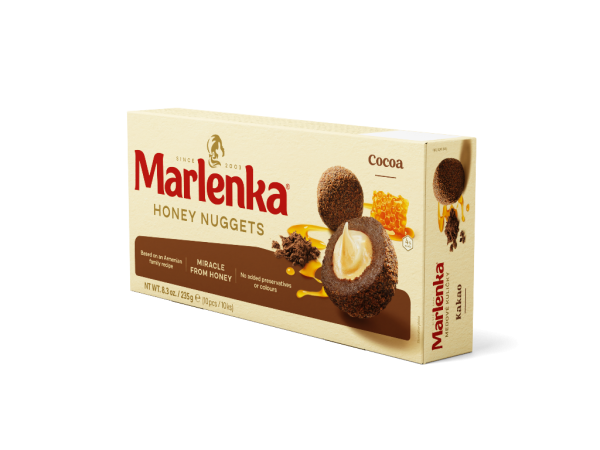 Bile Marlenka cu miere si cacao 235g