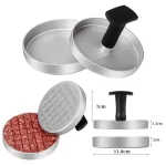 Presă pentru hamburgeri și chiftele din aluminiu, 11,8 cm