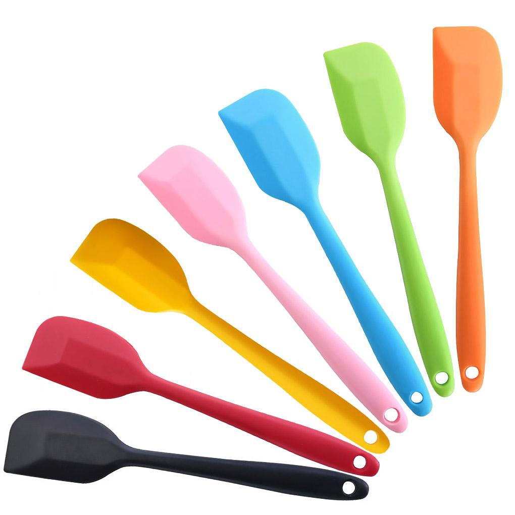 Spatulă de amestec din silicon, 28 cm, colorată