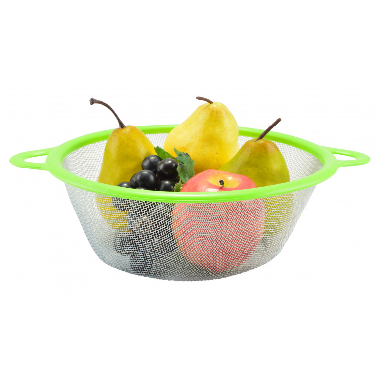 Filtru de Fructe cu Mânere  22x7 cm, Inox