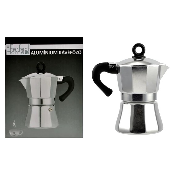 Espressor moka din aluminiu pentru 6 persoane